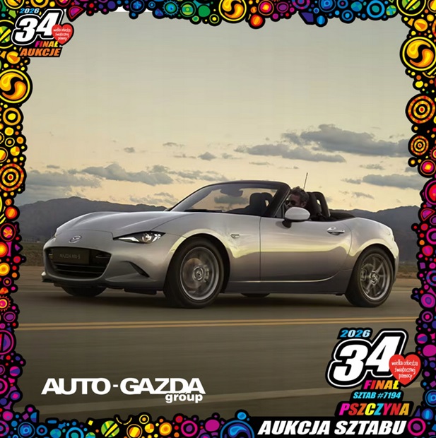 mazda na licytacji wosp