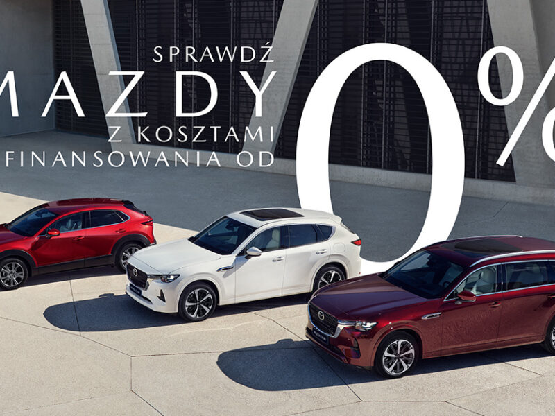 Mazda finansowanie 0%
