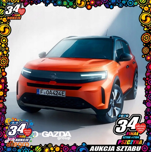 opel frontera na licytacji wośp