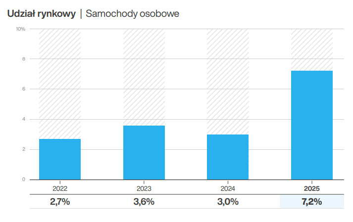Udział w rynku elektryków