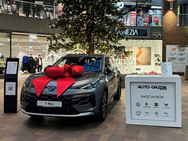 nowy t roc pod choinką w sklepie