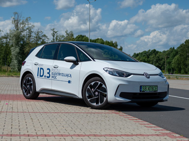 biały volkswagen id3