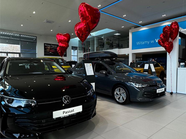 walentynki w volkswagen auto gazda